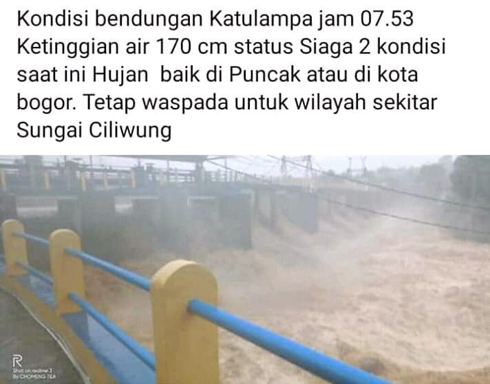 13. Kondisi Bendungan Katulampa