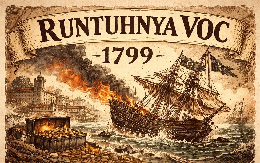 Dari Penguasa Nusantara ke Bangkrut Total: Akhir Tragis VOC